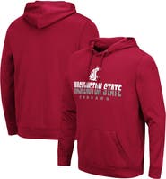 COLOSSEUM Men's Colosseum Crimson Washington State Cougars Lantern Pullover Hoodie