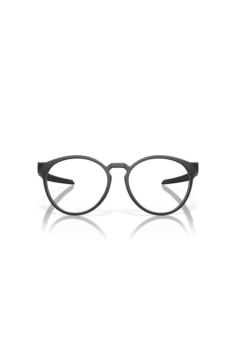 Oakley 53mm Round optical glasses, Alternate, color, Black