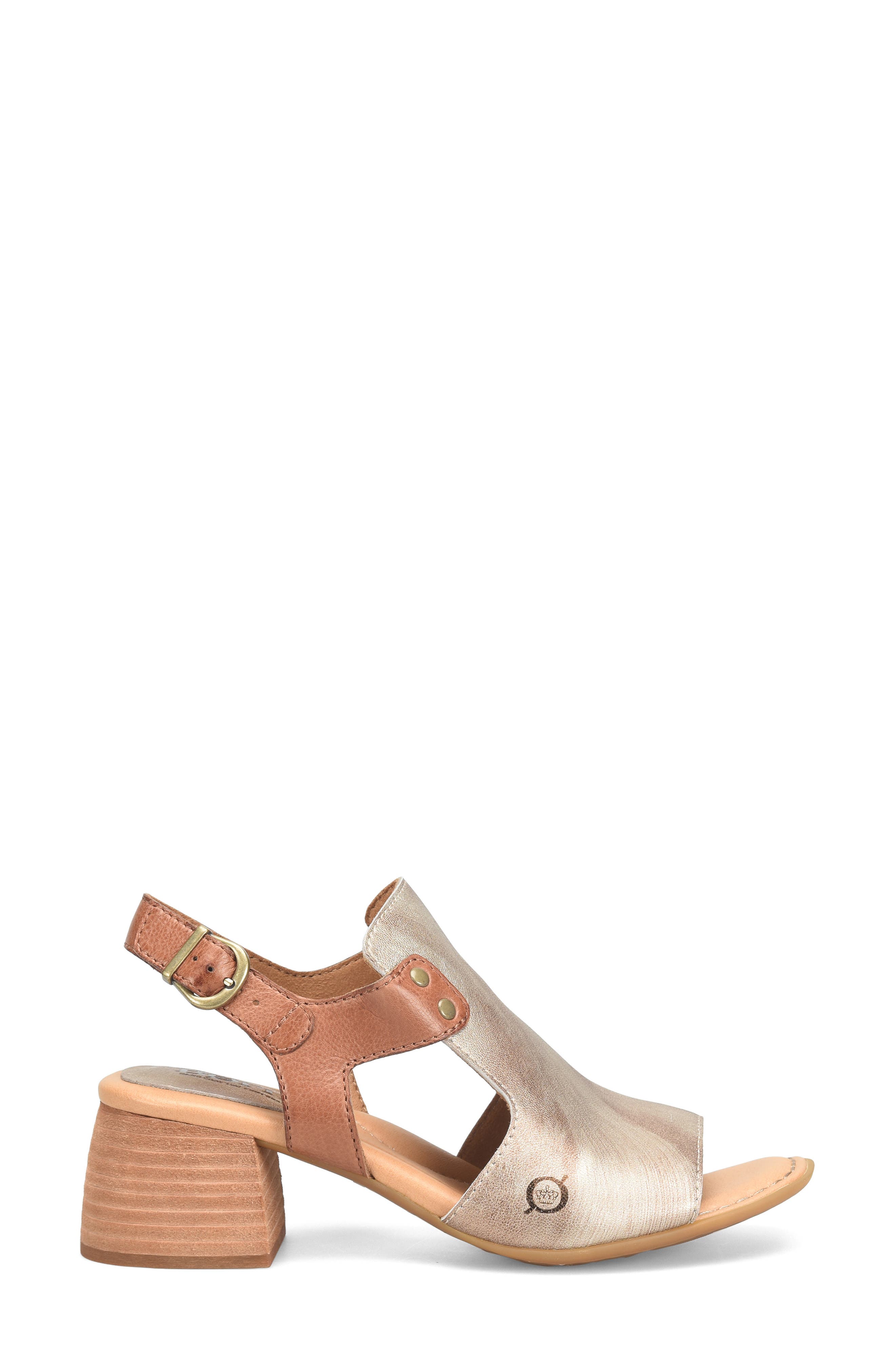 Sylvie Slingback Sandal, Alternate, color, GOLD COMBO