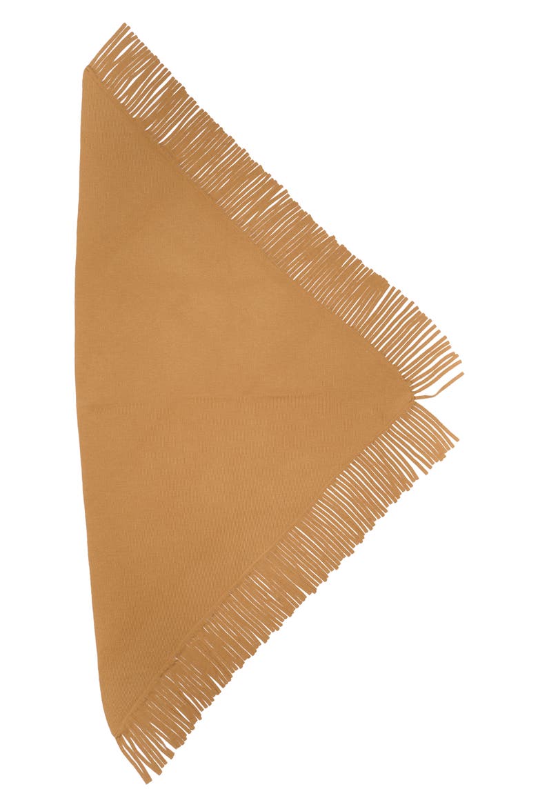The Big Fringed Sweater Scarf, Alternate, color, CAMEL