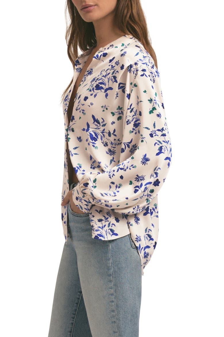 The Lauren Floral Print Shirt, Alternate, color, PRETTY IN PINK FLO