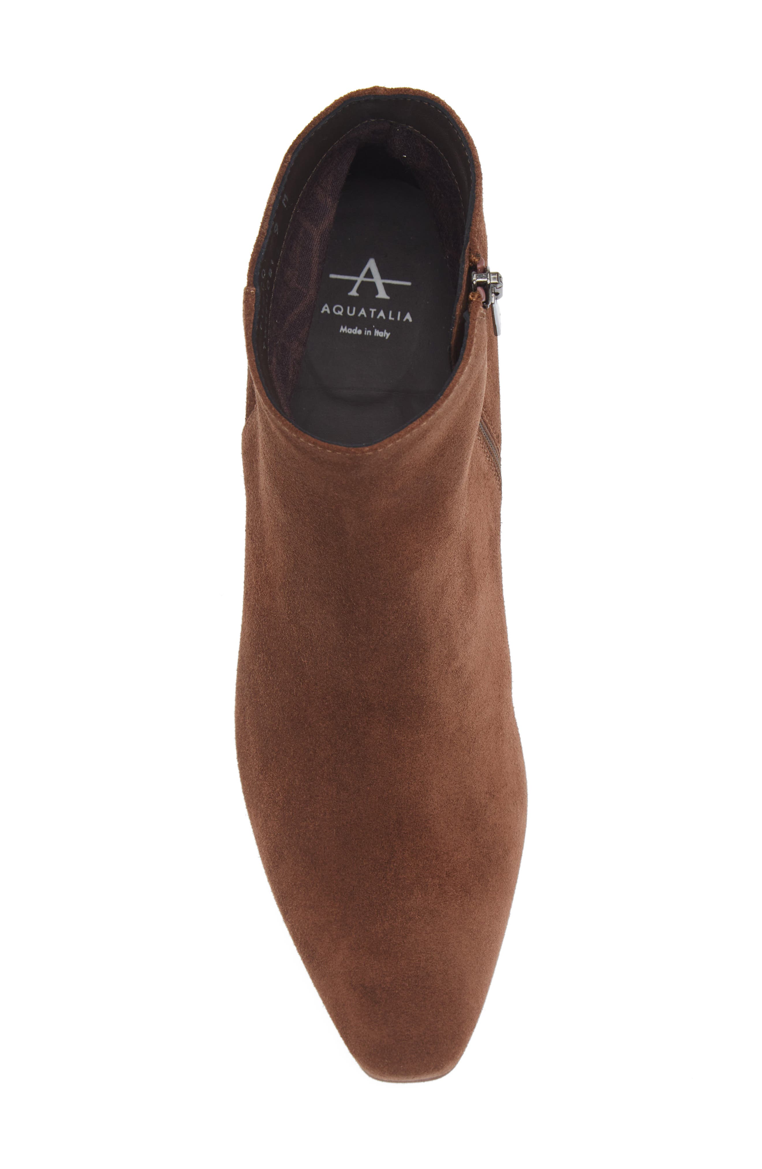 Fuoco Waterproof Bootie, Alternate, color, COGNAC SUEDE