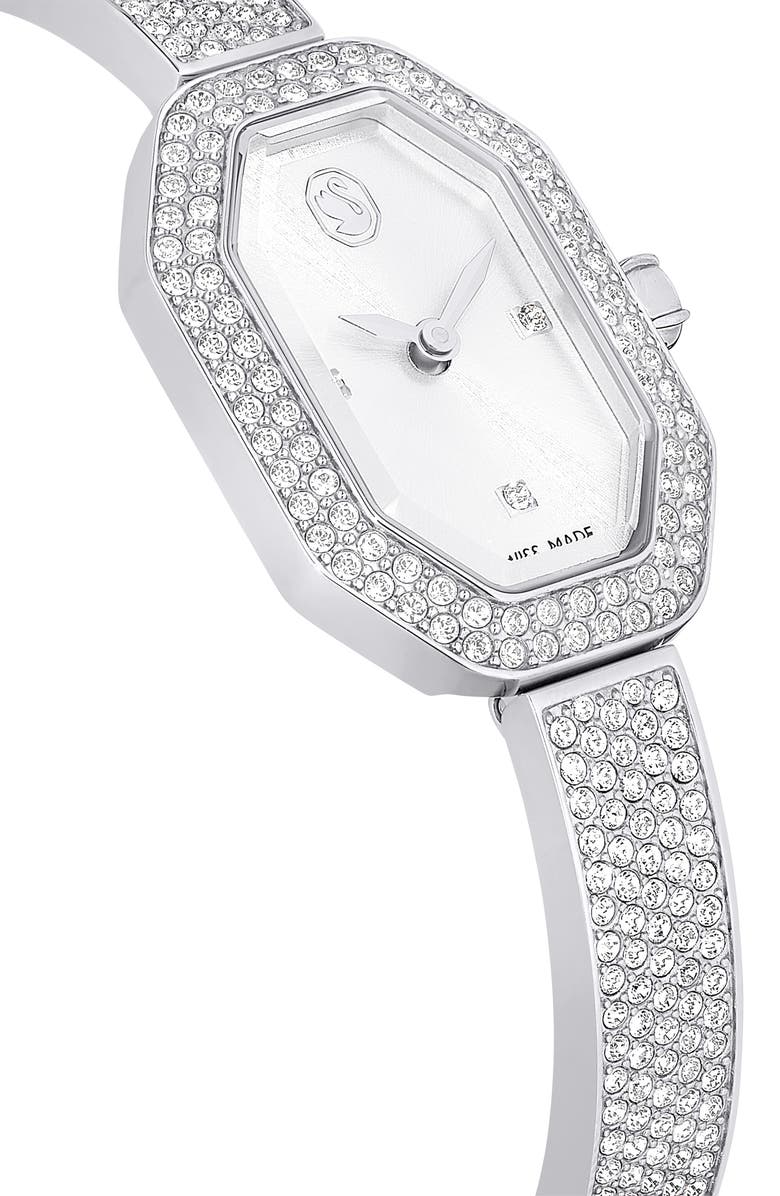 Swarovski Dextera Bracelet Watch, 31mm, Alternate, color, Silver
