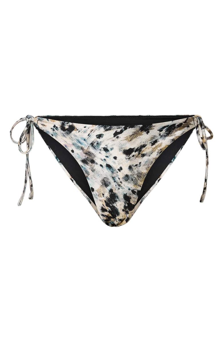 AllSaints Saph Side Tie Bikini Bottoms, Alternate, color, Canter Fawn Brown