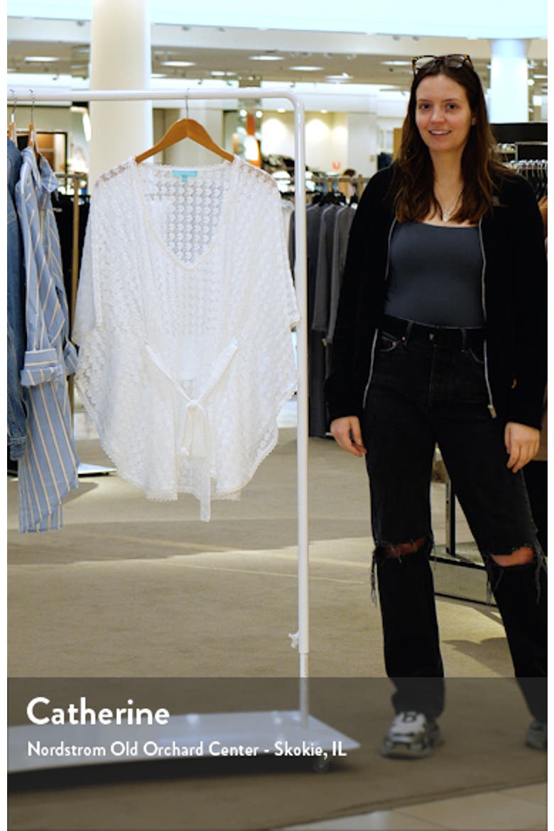 Petra Eyelet Cover-Up Dress video