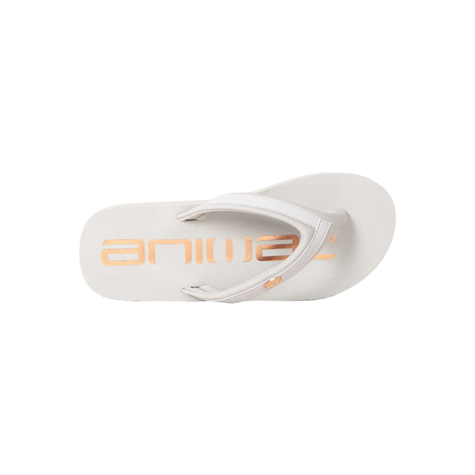 Logo Flip Flops, Alternate, color, Gray and Gold