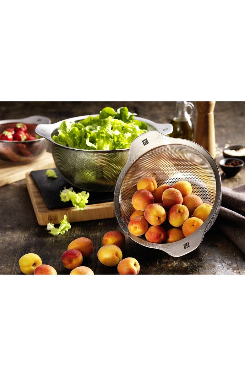 ZWILLING 9.5-Inch Stainless Steel Strainer, Alternate, color, Stainless Steel