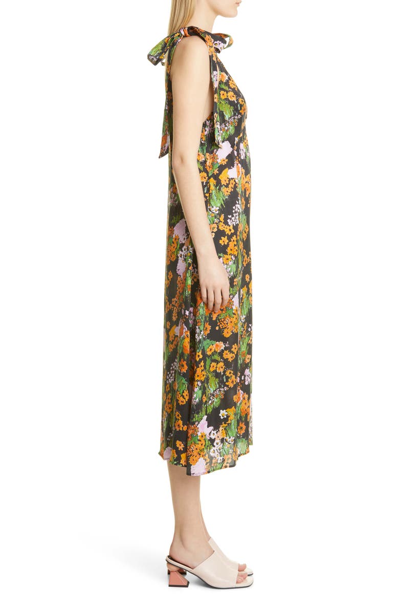 Stine Goya Naima Floral Tie Shoulder Dress, Alternate, color,
