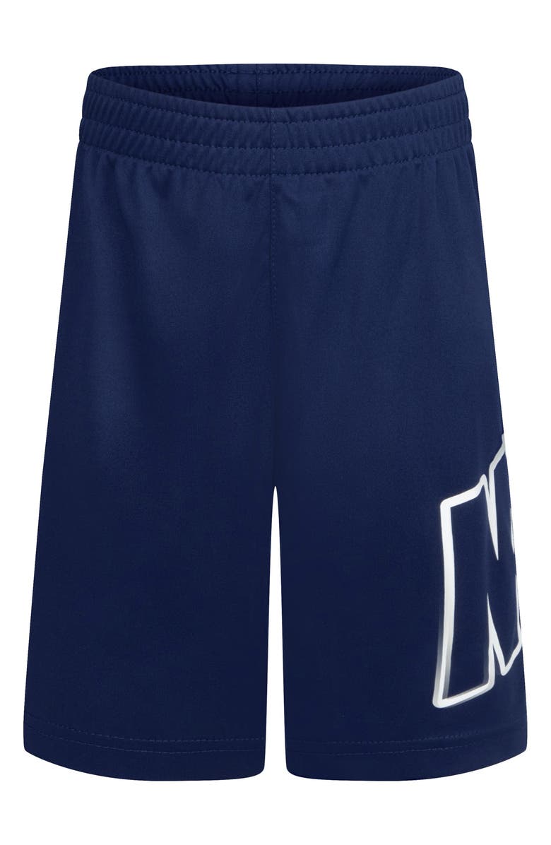 Nike Kids' Dri-FIT Graphic T-Shirt & Shorts Set, Alternate, color, Blue Void/ White