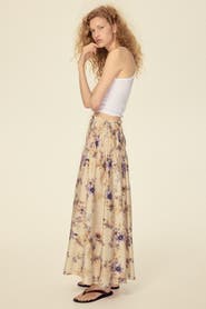 H&M Smocked-waist Skirt