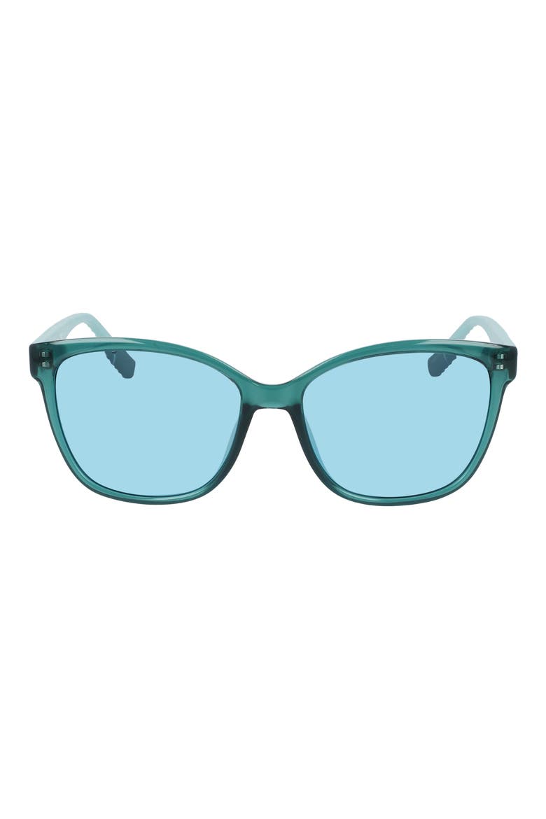Force 56mm Sunglasses, Main, color, CRYSTAL FOREST PINE