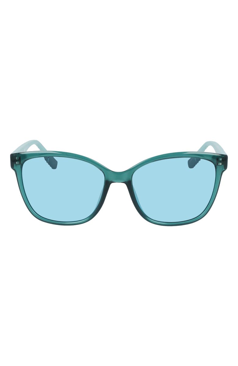Converse Force 56mm Sunglasses, Main, color, Crystal Forest Pine