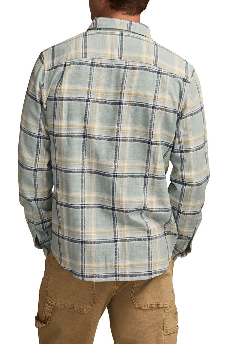 Plaid Slub Utility Shirt, Alternate, color, SAGE MULTI