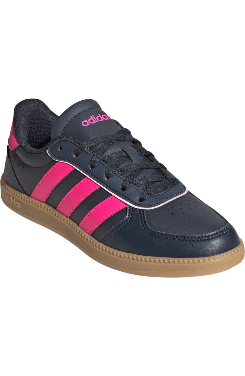 adidas Kids' Breaknet Sleek Sneaker, Main, color, Aurora Ink/ Lucid Pink/ Gum