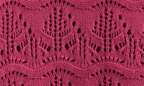 Nordstrom Kids' Pointelle Sweater In Red