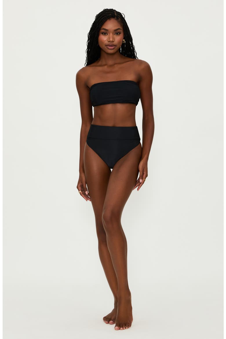 Kelsey Bikini Top, Alternate, color, BLACK