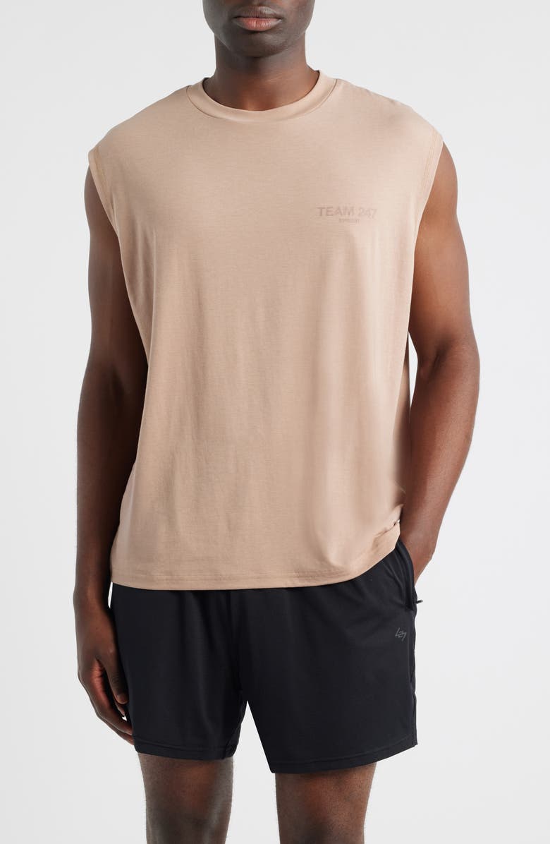 247 Team 247 Oversize Graphic Tank, Main, color, Clay