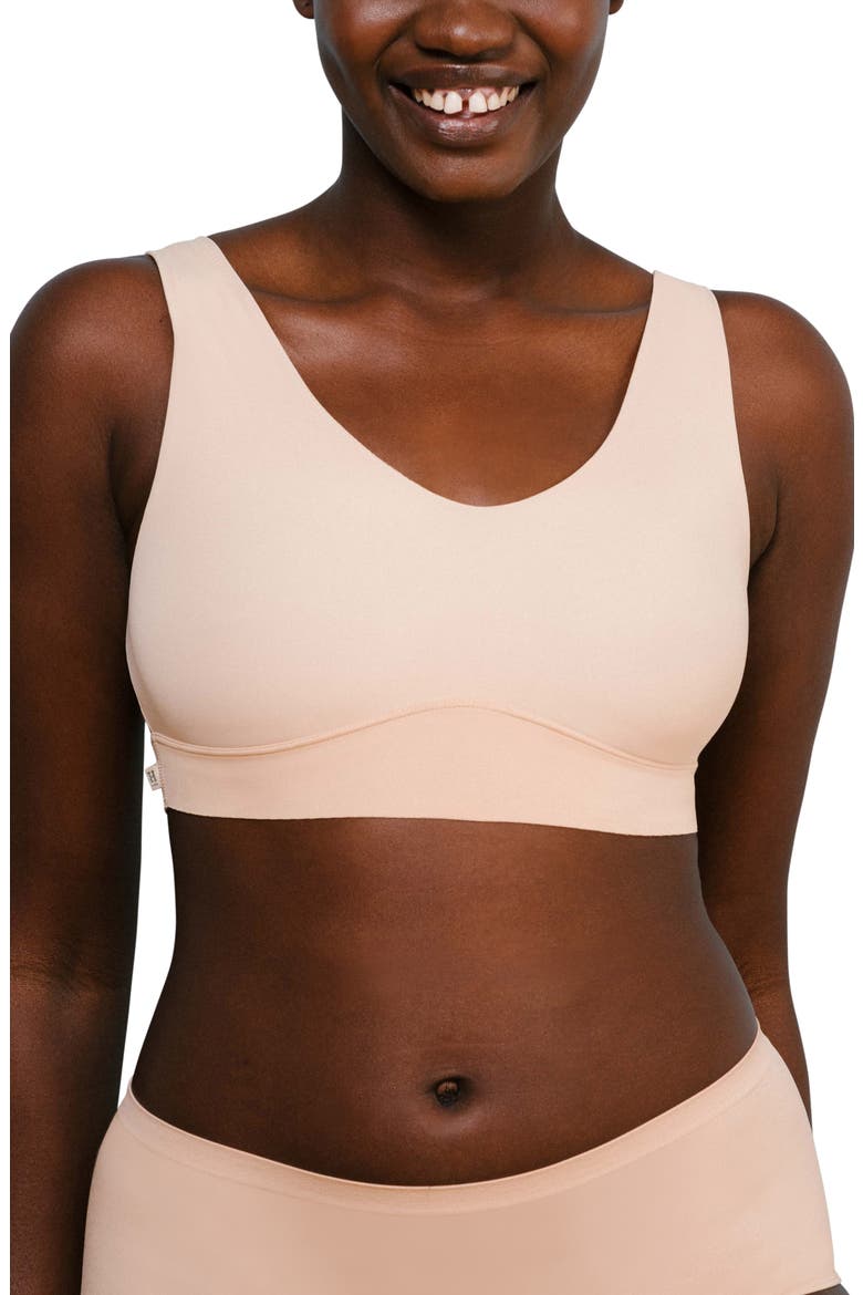 Bliss Bralette, Main, color, BEIGE