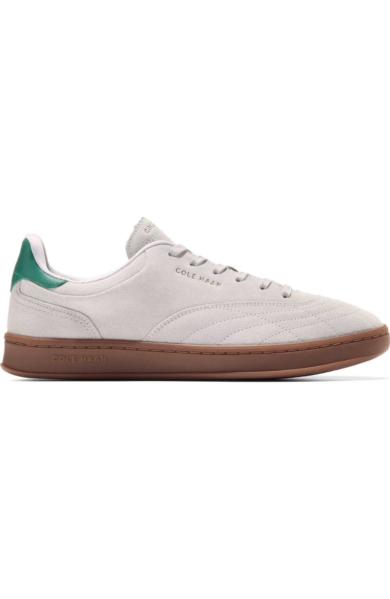 Cole Haan Grand Crosscourt Turfline Sneaker, Alternate, color, Oyster Mushroom Suede/ Green