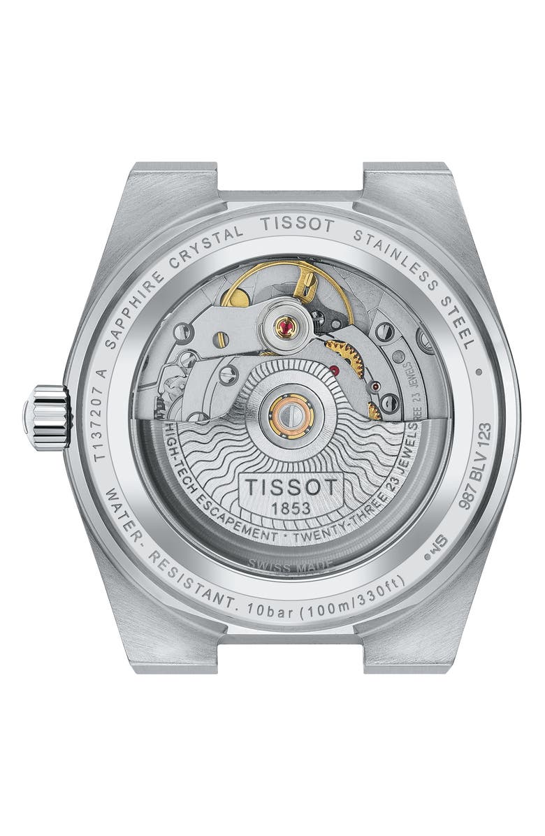 Tissot PRX Auto Powermatic 80 Bracelet Watch, 35mm, Alternate, color, Silver/ Light Green