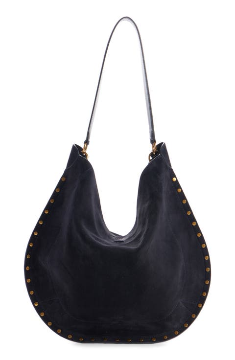 Oskan Suede Hobo Bag