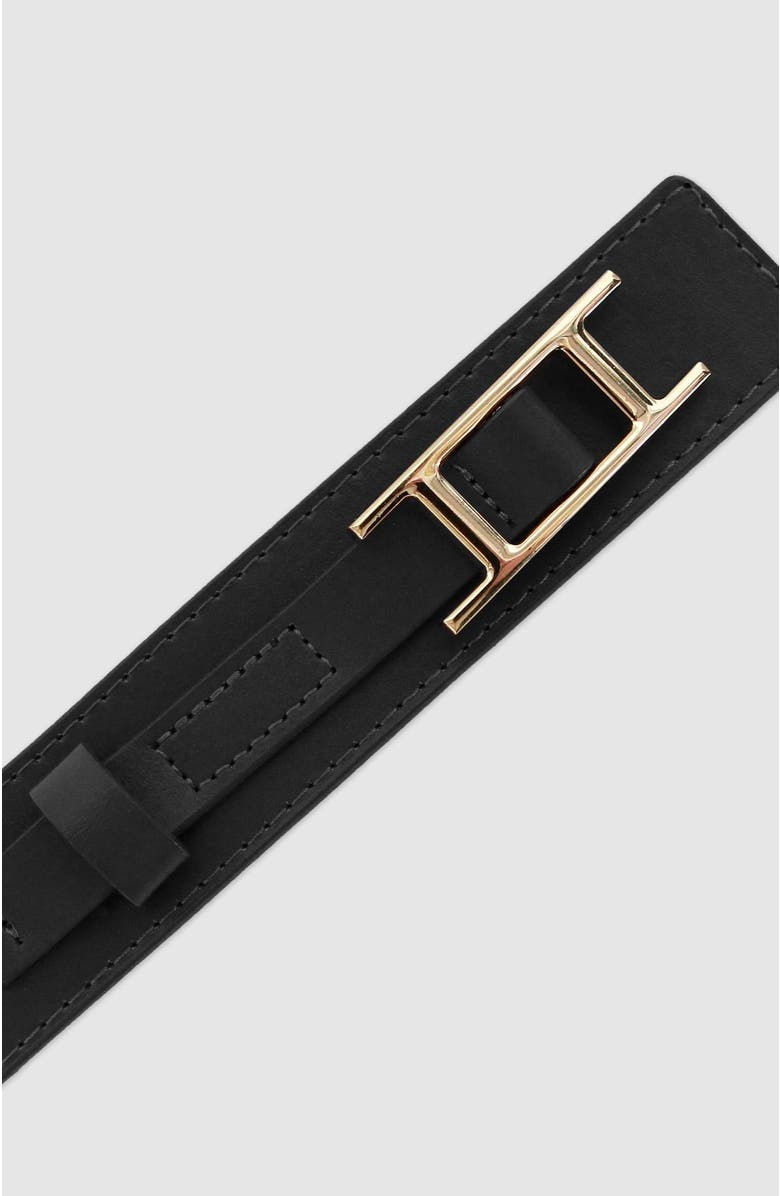 Belle & Bloom Just A Crush Belt, Alternate, color, Black