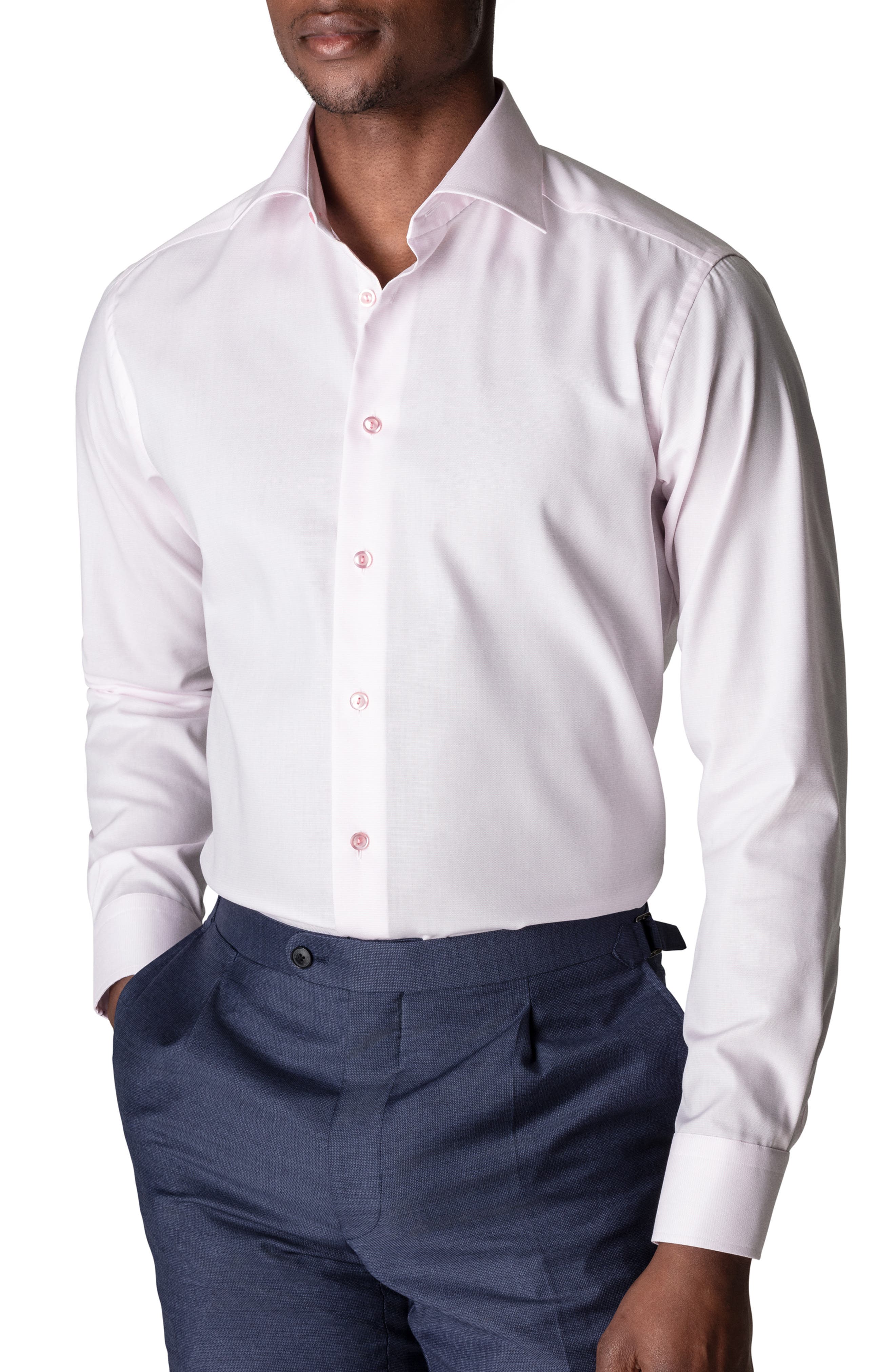 Contemporary Fit Textured Solid Shirt - image 5