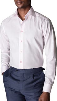 Eton Contemporary Fit Textured Solid Shirt