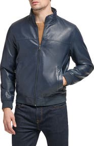Tommy Hilfiger Faux Leather Bomber Jacket