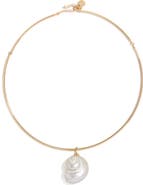 BaubleBar Santana Shell Collar Necklace