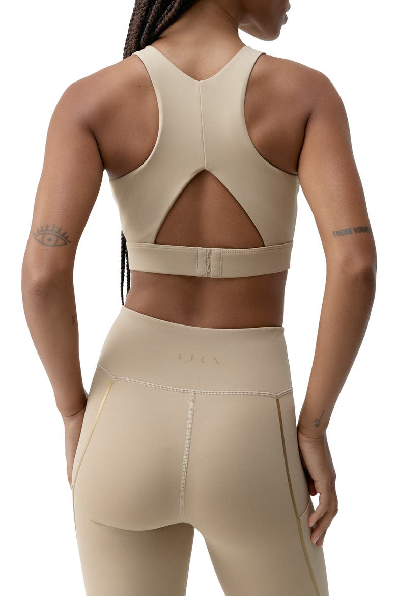 Gold Medium Support Performance Sport Top, Alternate, color, Stick