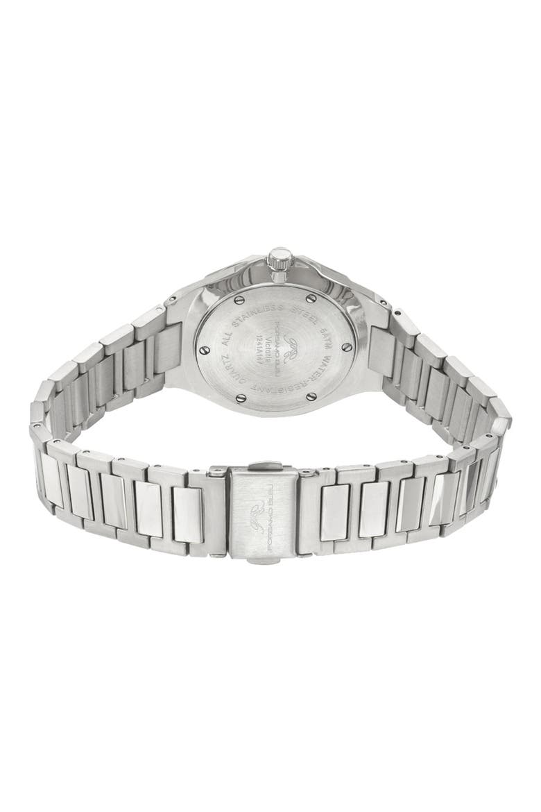 Victoria Bracelet Strap Watch, 33mm, Alternate, color, SILVER