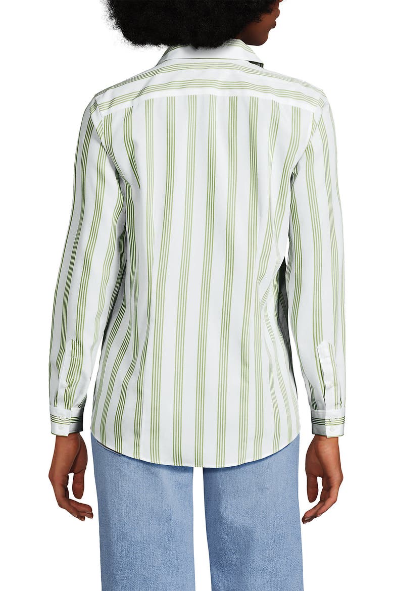 No Iron Supima Cotton Long Sleeve Shirt, Alternate, color, White