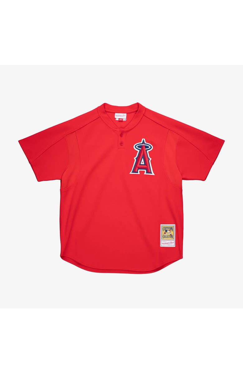 Mitchell & Ness Men's Mitchell & Ness Vladimir Guerrero Red California Angels Authentic Batting Practice Jersey, Main, color, Red