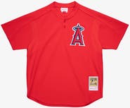 Mitchell & Ness Men's Mitchell & Ness Vladimir Guerrero Red California Angels Authentic Batting Practice Jersey
