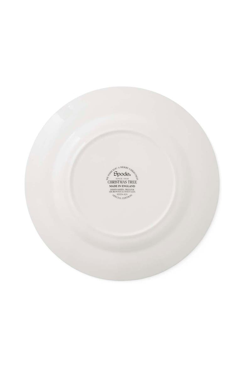Christmas Tree 10.5" Dinner Plates, Set of 4, Alternate, color, Green