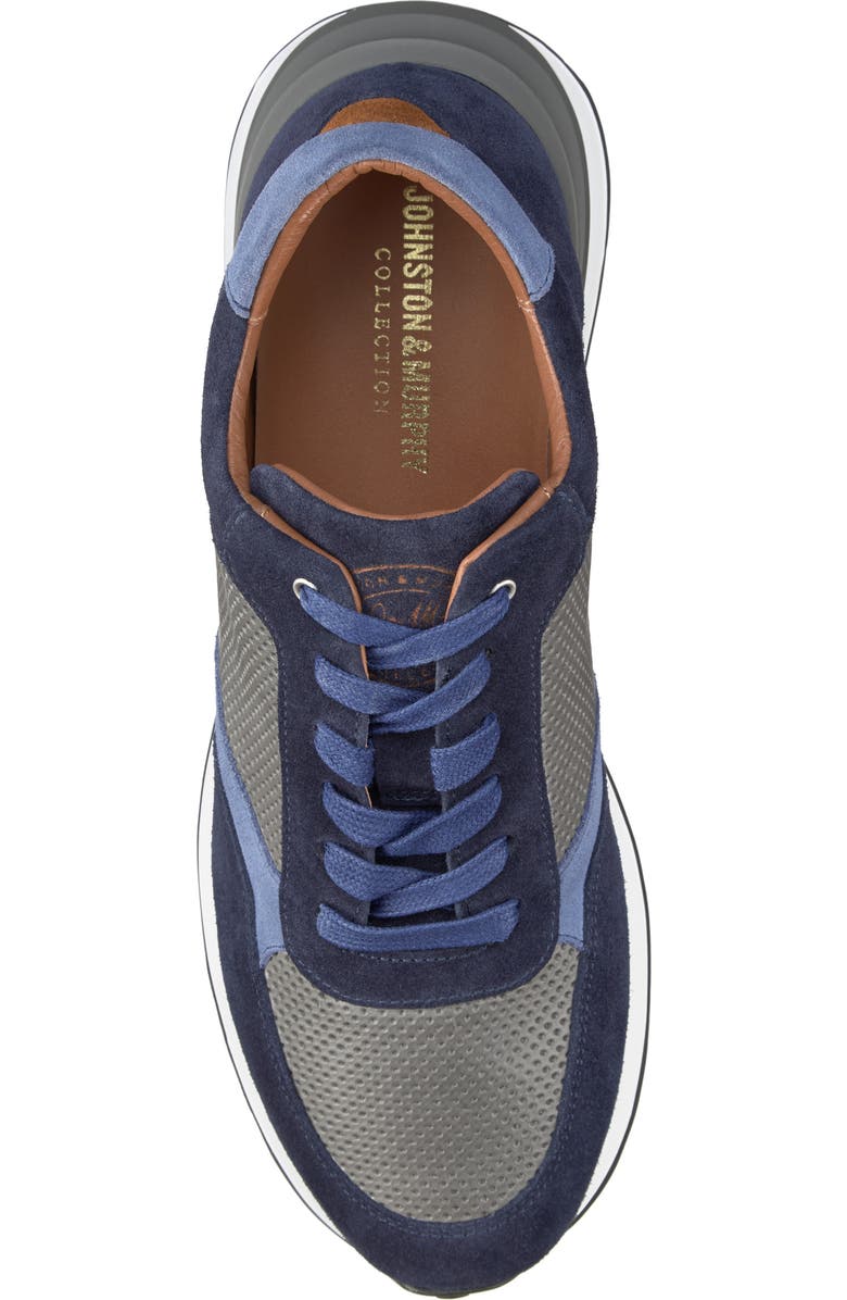JOHNSTON & MURPHY COLLECTION Briggs Perfed Lace-Up Sneaker, Alternate, color,