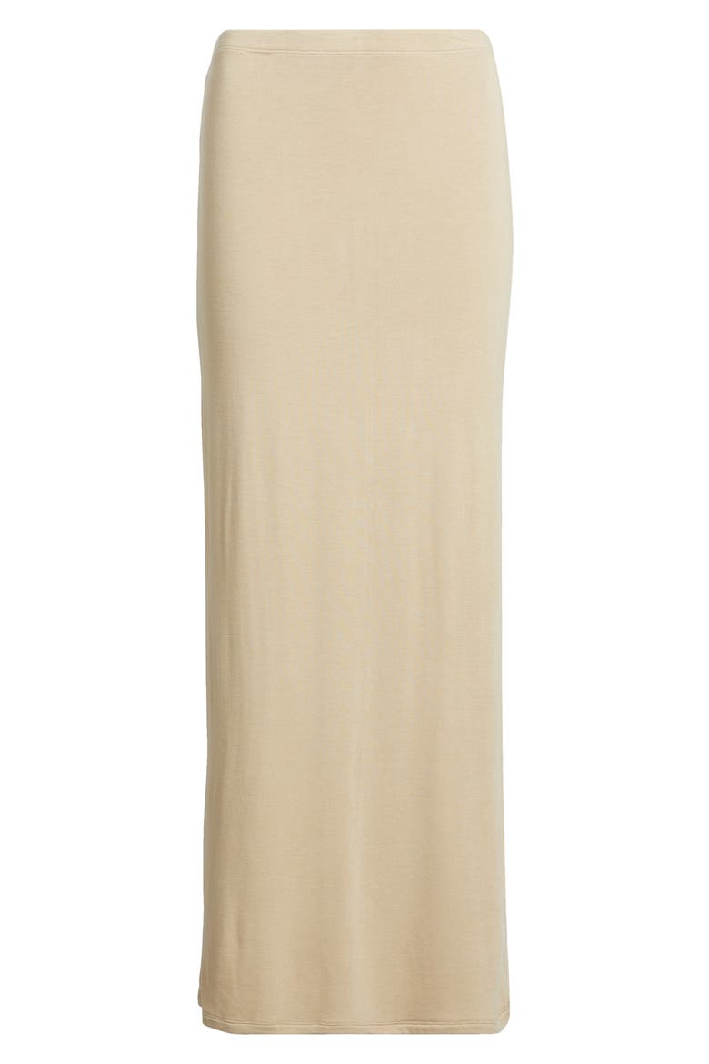 Eloise Back Slit Maxi Skirt, Alternate, color, SAND