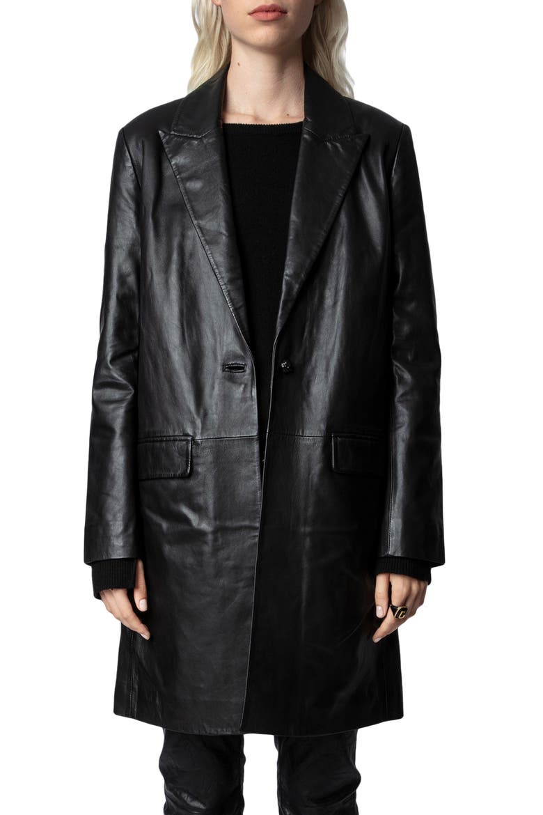 Monarque Smooth Jacket, Main, color, NOIR