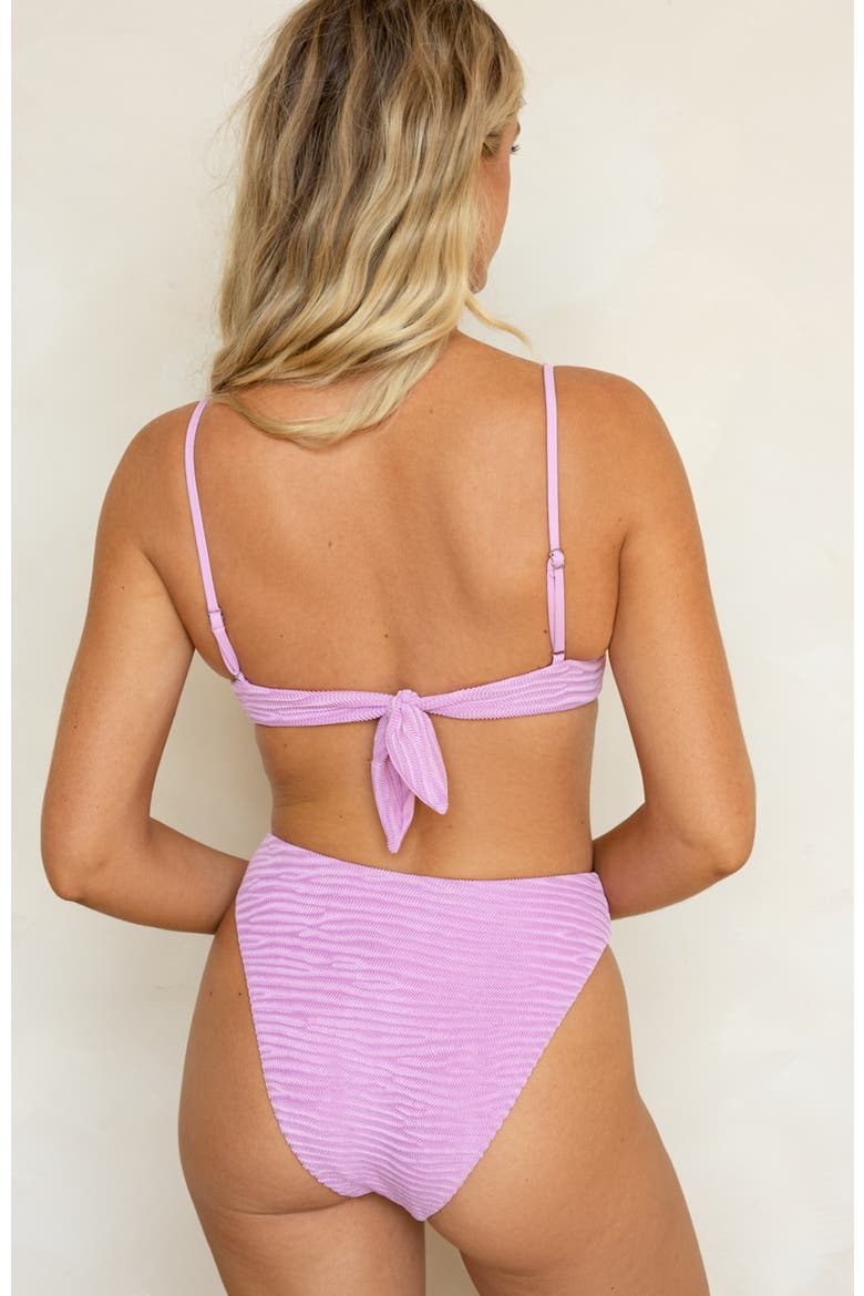 Seashore Cheeky Bikini Bottom, Alternate, color, Bloom
