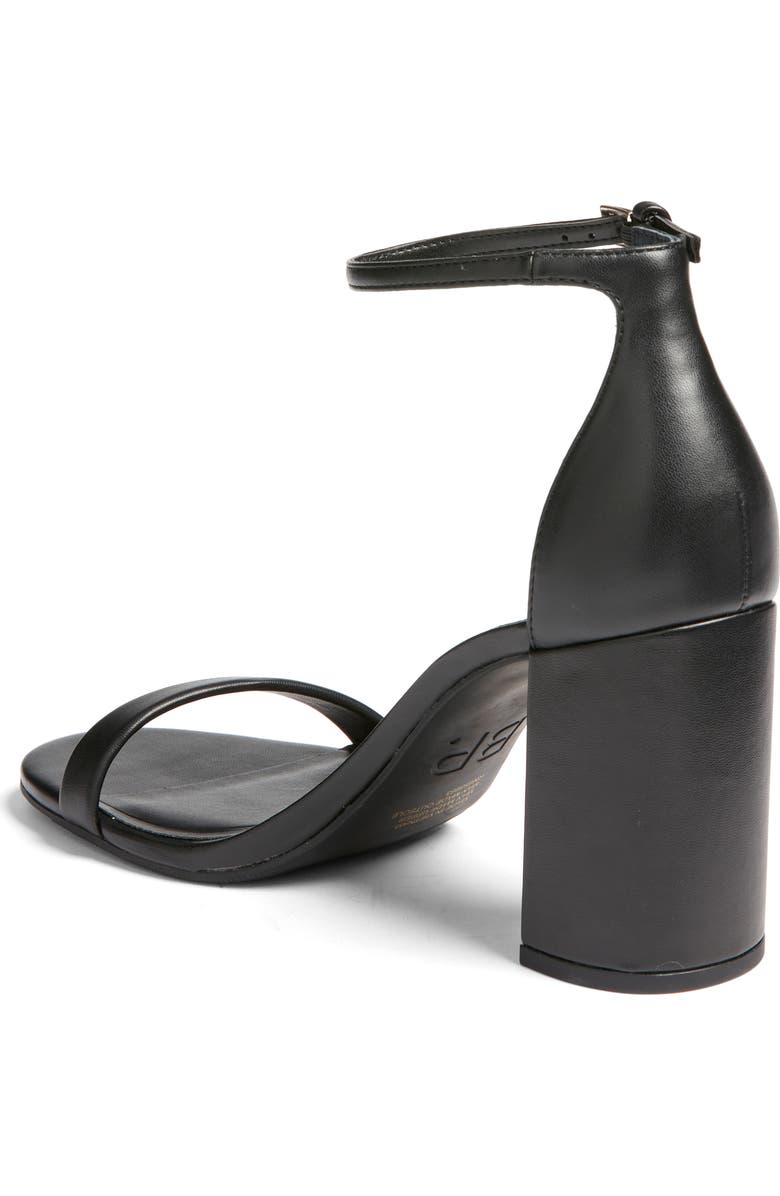 BP. Livia Ankle Strap Sandal, Alternate, color, Black