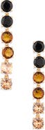 Tasha Ombré Crystal Linear Drop Earrings