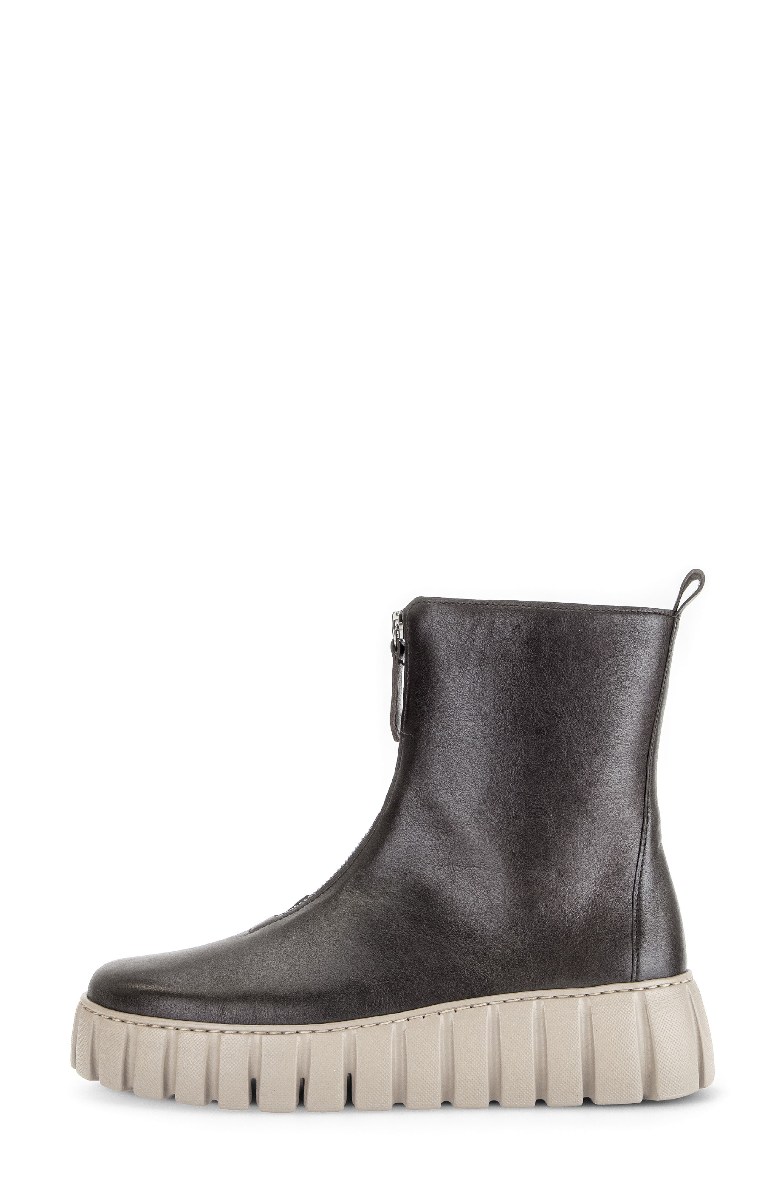 Taline Front Zip Bootie, Alternate, color, MORO