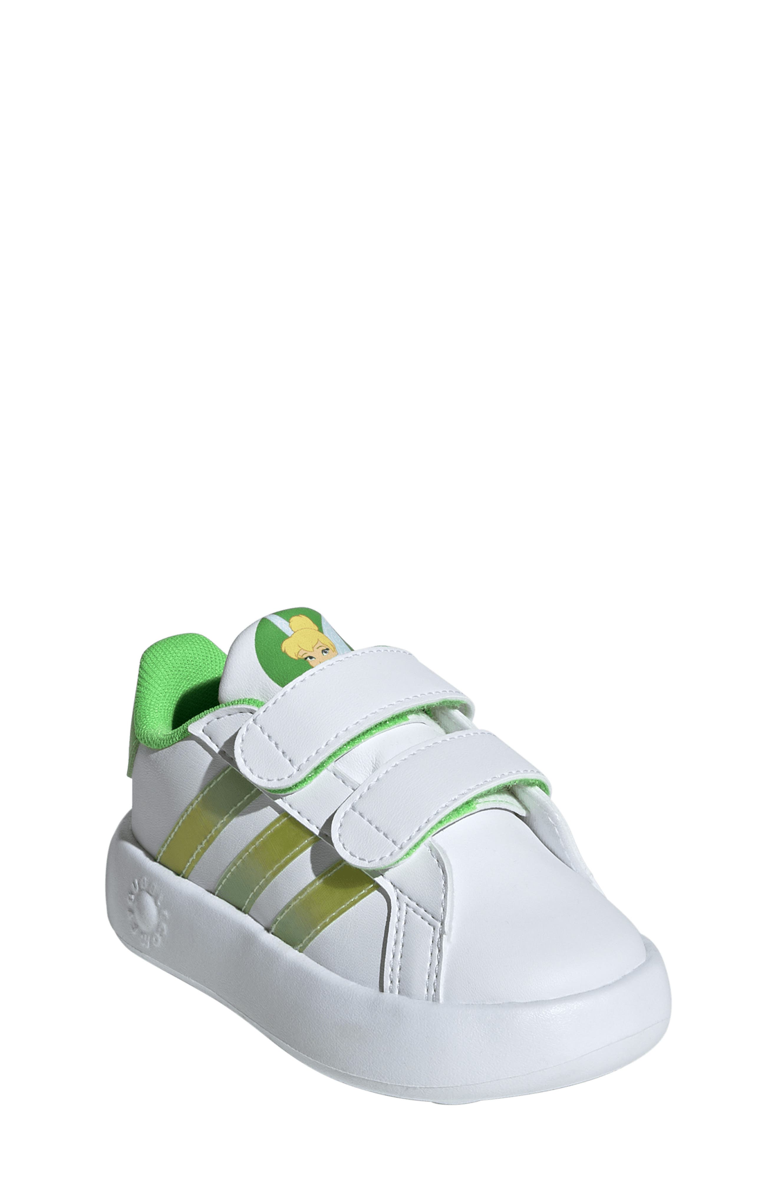 adidas Kids' Grand Court Tinkerbell Sneaker, Main, color, 