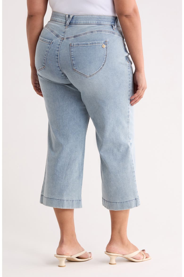 Wide Leg Crop Jeans, Alternate, color, LIGHT BLUE