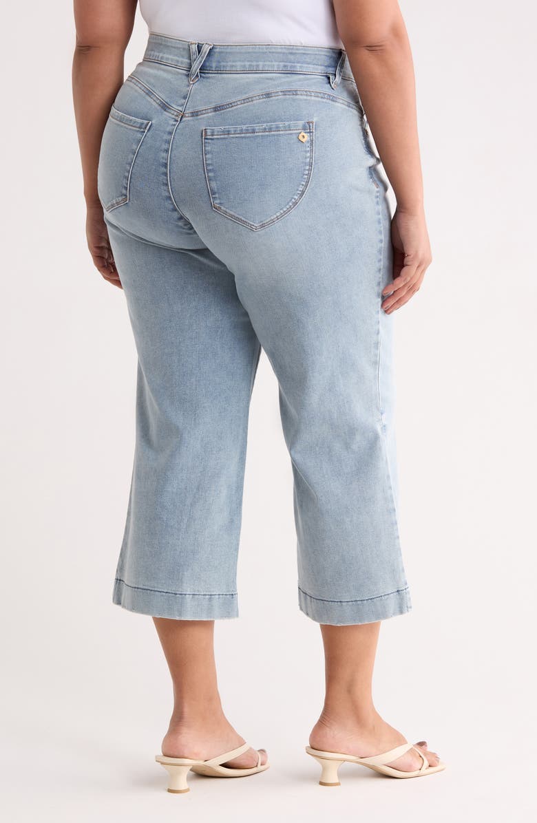 Democracy Wide Leg Crop Jeans, Alternate, color, Light Blue
