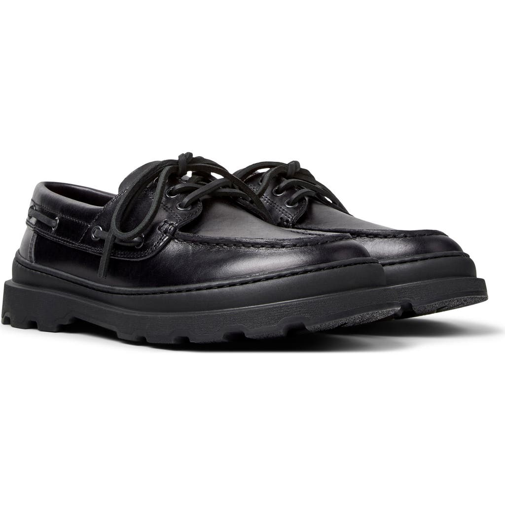 Camper Brutus Moc Toe Loafer In Black