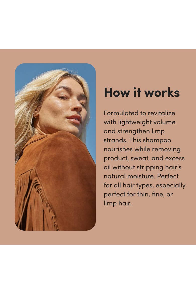 Full Volume Shampoo Volumizing, Shine Enhancing, Soft Cedar & Citron Formula, Alternate, color, Beige