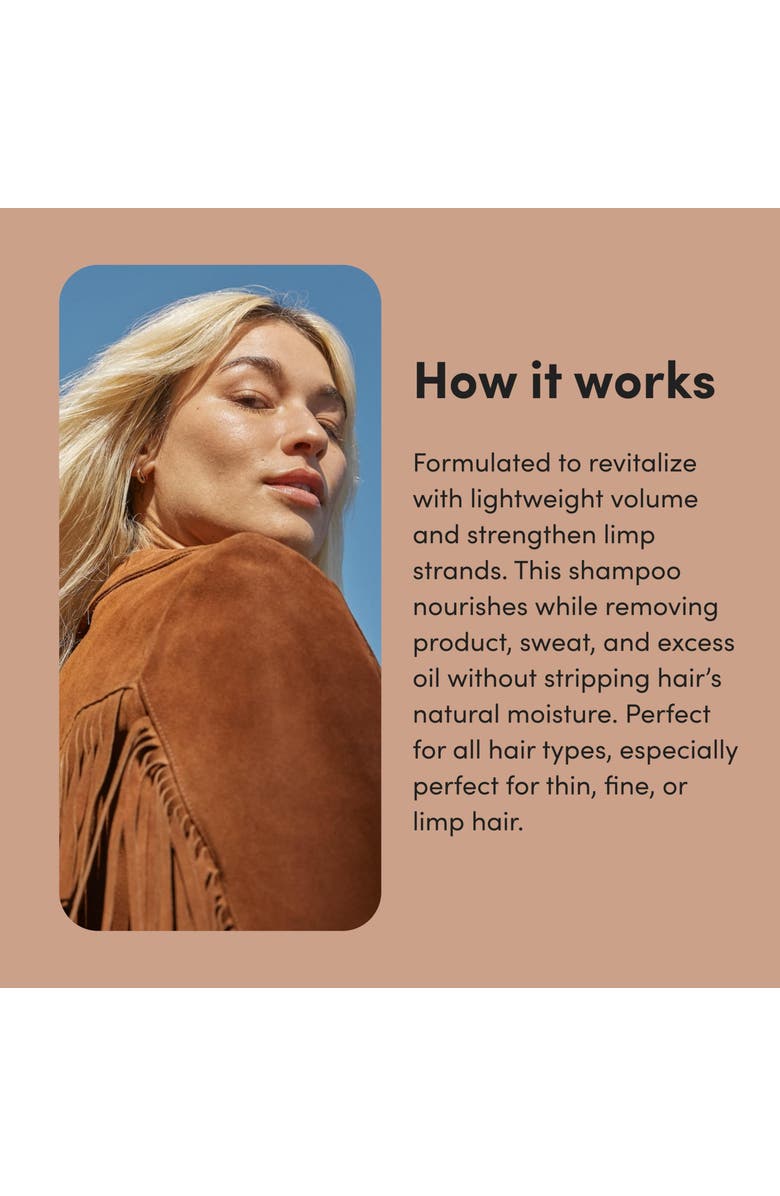 HIMS & HERS Full Volume Shampoo Volumizing, Shine Enhancing, Soft Cedar & Citron Formula, Alternate, color, Beige