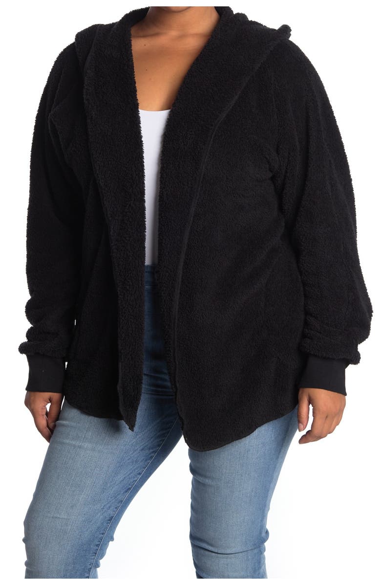 Forgotten Grace Fuzzy Open Hooded Cardigan, Main, color,